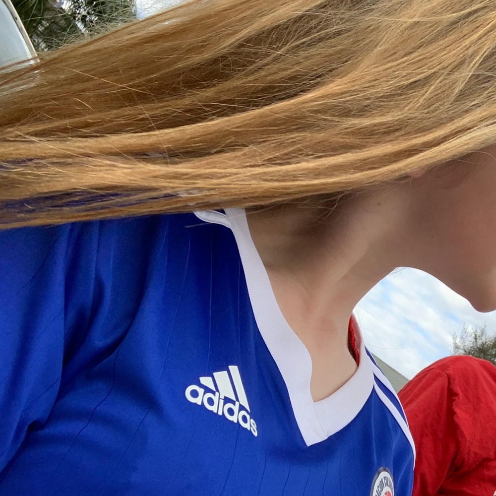 💙💙ADIDAS 💙💙BLUE DRI FIT TEE
